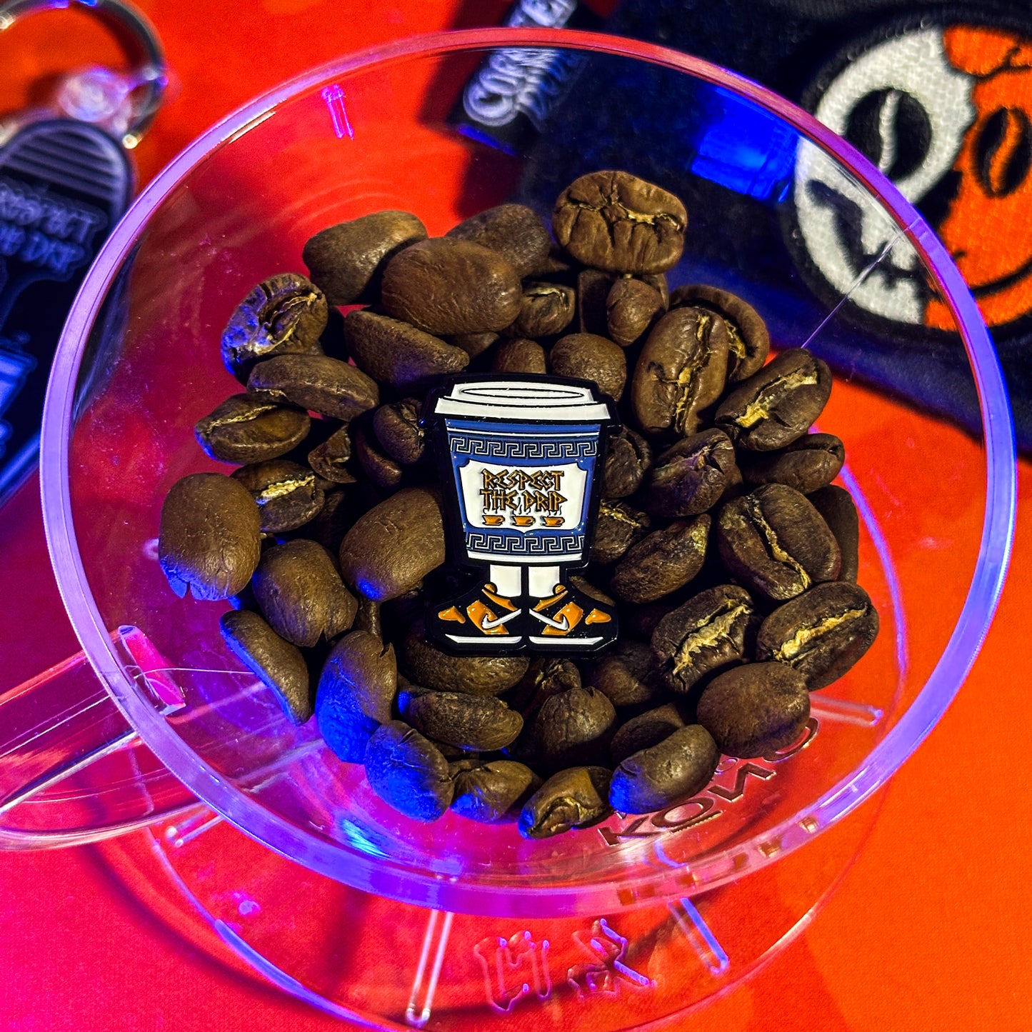 RTD Greek Cup Enamel Pin