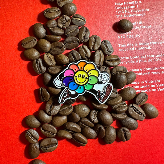 Flower Runner Enamel Pin