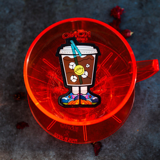 Three Year Anniversary Cold Brew Dude Patch