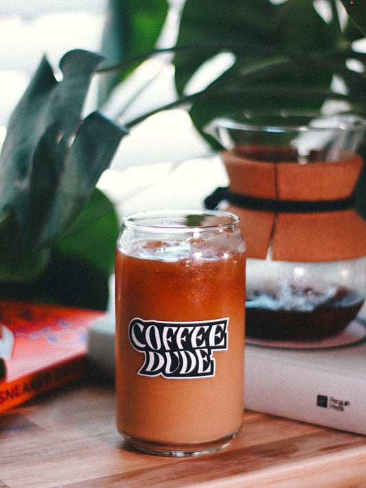 Coffee Dude Glass Can