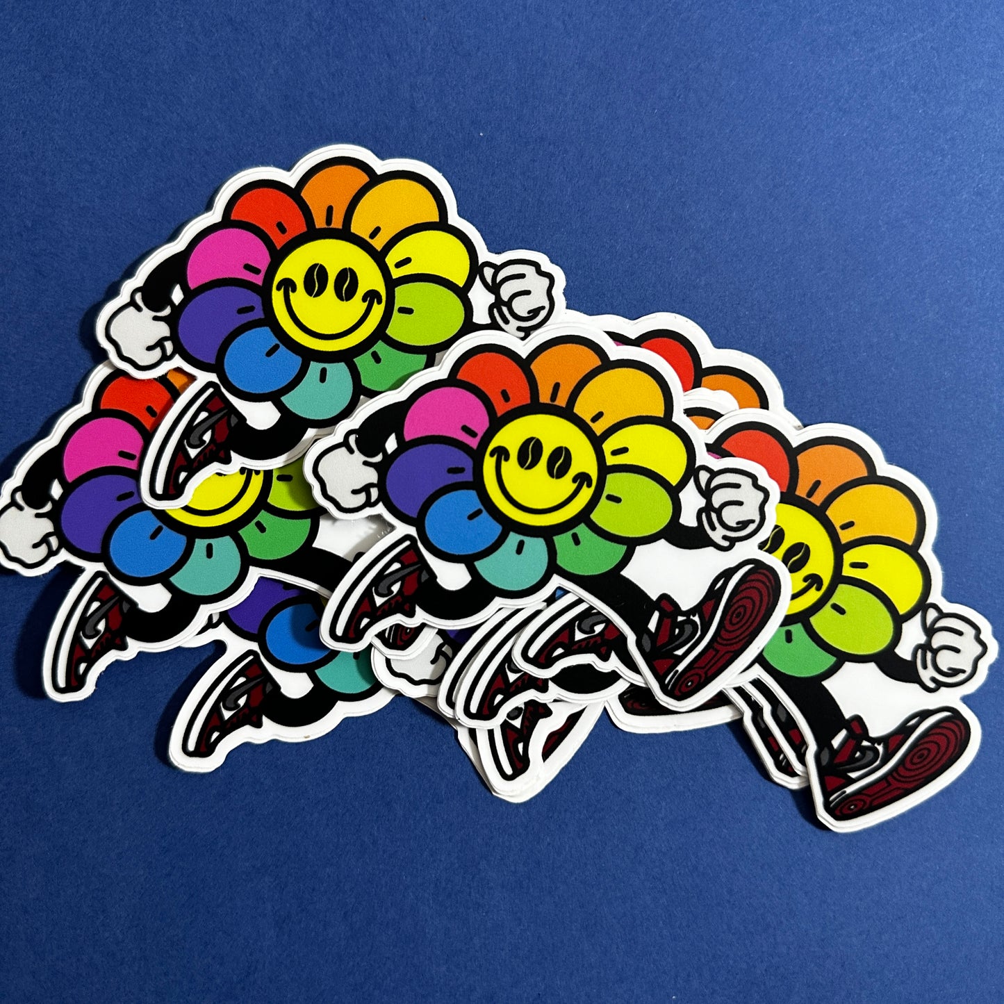 Flower Runner Sticker