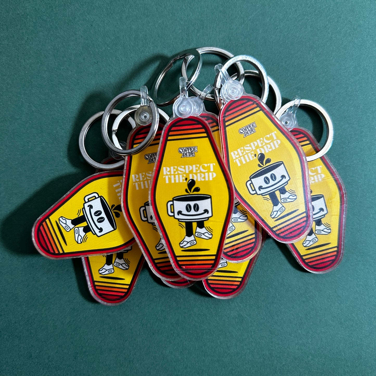 Tequila Sunrise Motel Key Chain