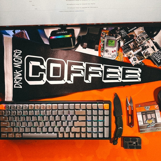Drink More Coffee Pennant