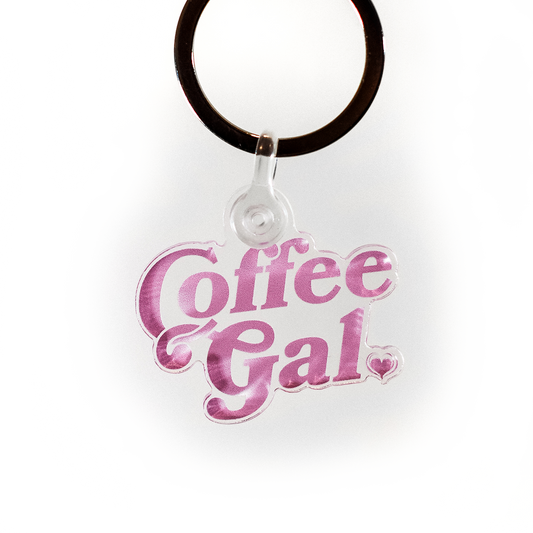 Coffee Gal Key Chain