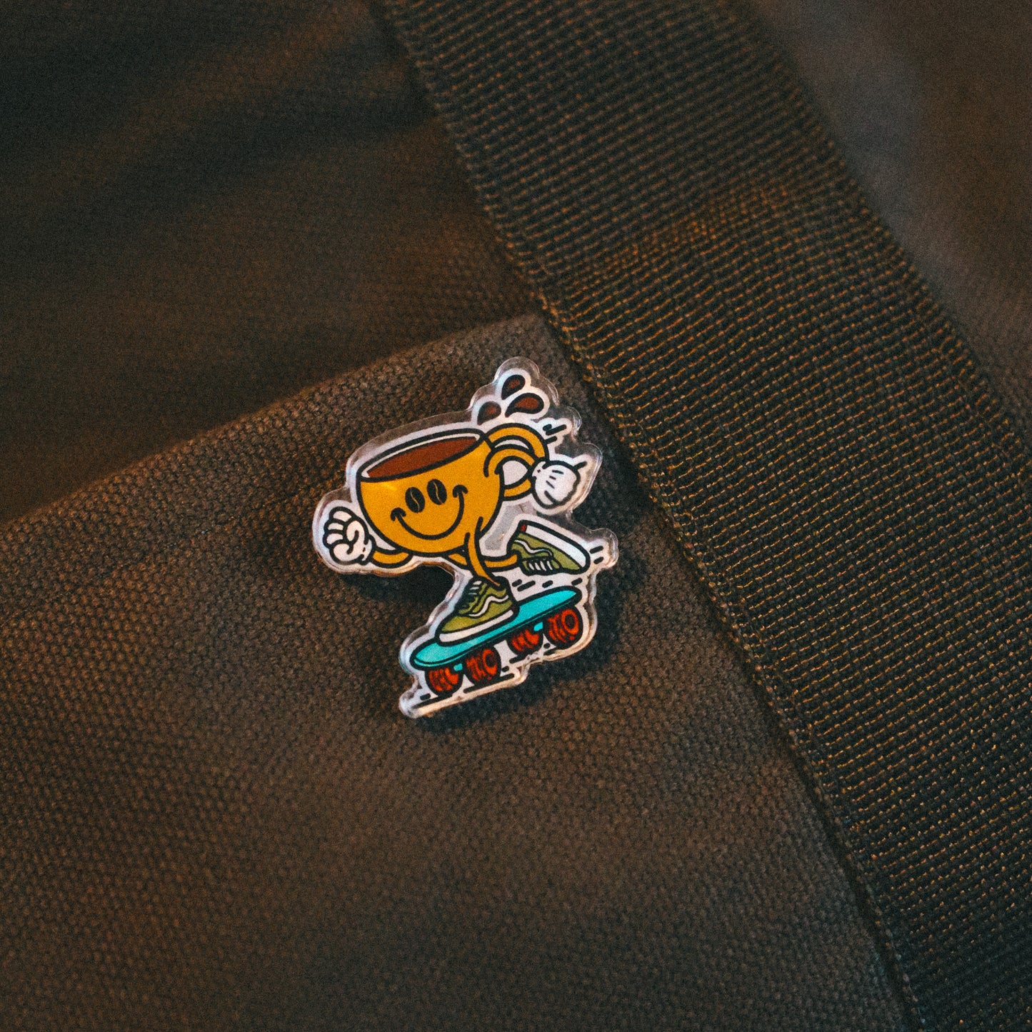 Skater Dude Acrylic Pin