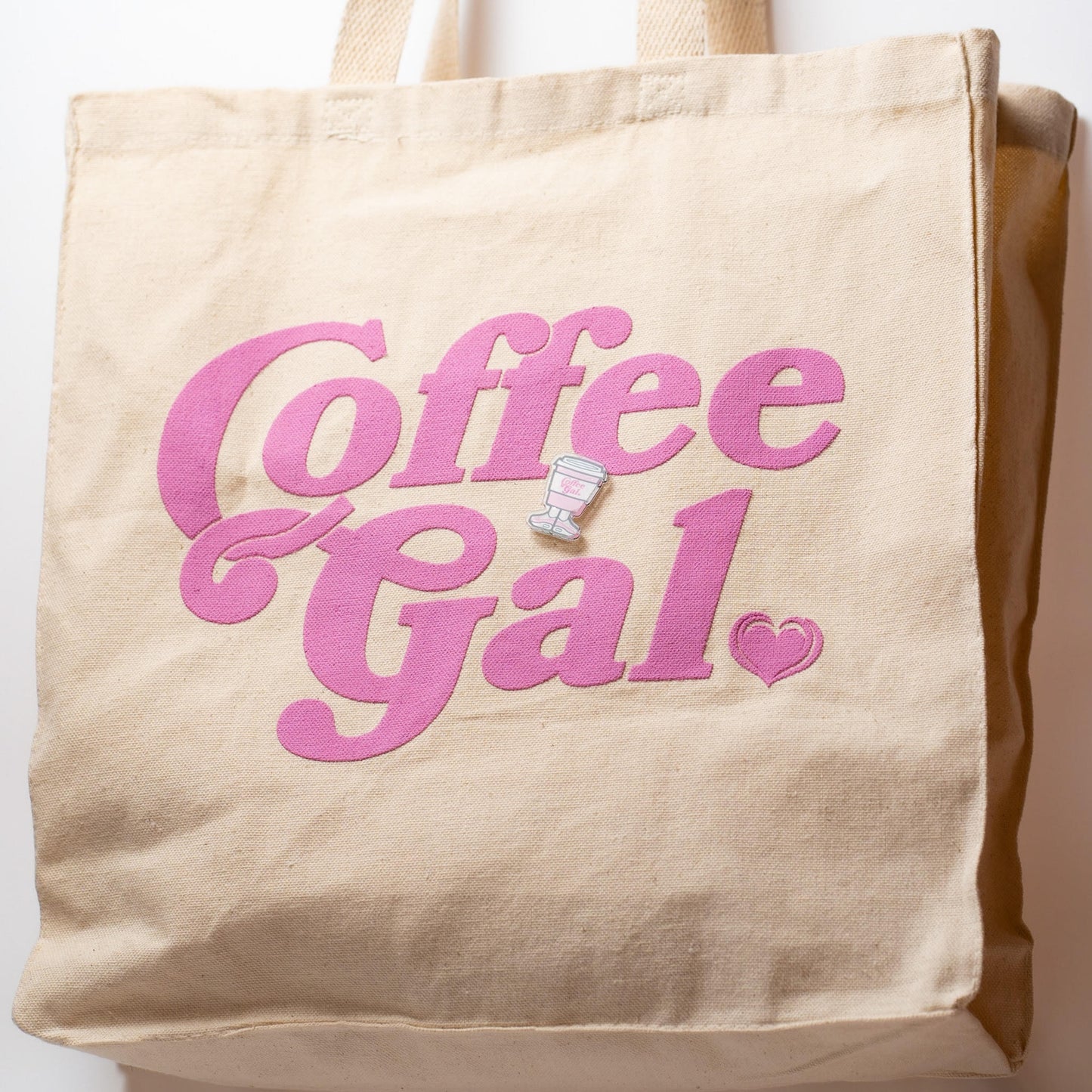 Coffee Gal Canvas Tote Bag