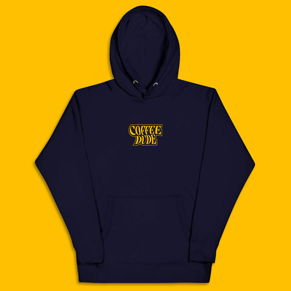 Wavy Coffee Dude Hoodie