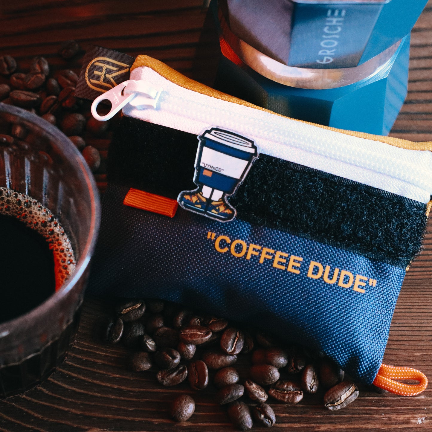 Coffee Dude X Ugly Yellow House Patch/Pouch Collab