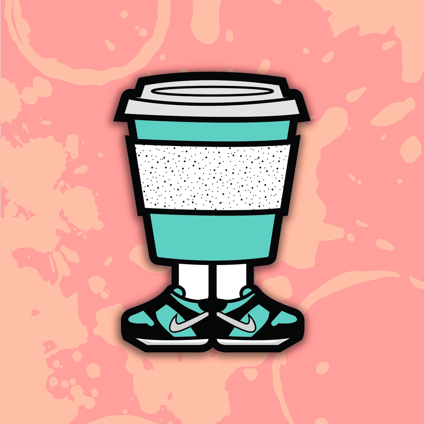 Tiffany Coffee Dude Sticker